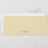 ラブバーズ 4" x 9.25" 結婚記念日 招待状 (裏面)