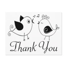 ラブバードありがとう結婚白黒の鳥