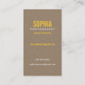 ラブバードお洒落ズフローラブティックアイデンティティ 名刺 (裏面)