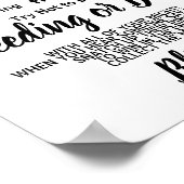 ラブバードがリングや輪をブライダルシャワーのゲームサインに ポスター (角)