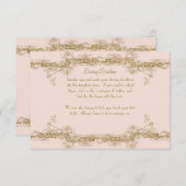 ラブバードのエッチング華やかなヴィンテージドライブ情報 エンクロージャーカード (正面/裏面)