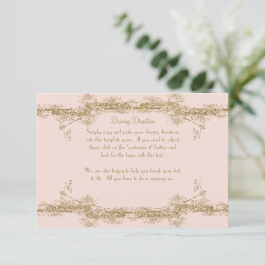 ラブバードのエッチング華やかなヴィンテージドライブ情報 エンクロージャーカード (スタンド正面)