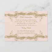 ラブバードのエッチング華やかなヴィンテージドライブ情報 エンクロージャーカード (裏面)