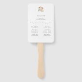 ラブバードのセレモニーのプログラムハンドファン ハンドファン (裏面)