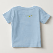ラブバードの子供Tシャツ ベビーTシャツ (裏面)