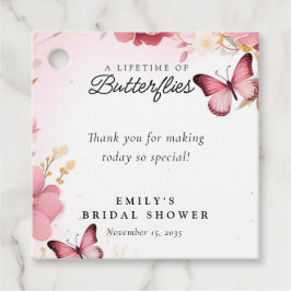 ラブバードの生涯 ブライダルシャワー フェイバータグ