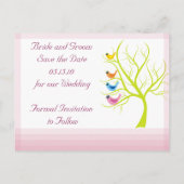 ラブバードは日付はがきを除く 案内ポストカード (裏面)