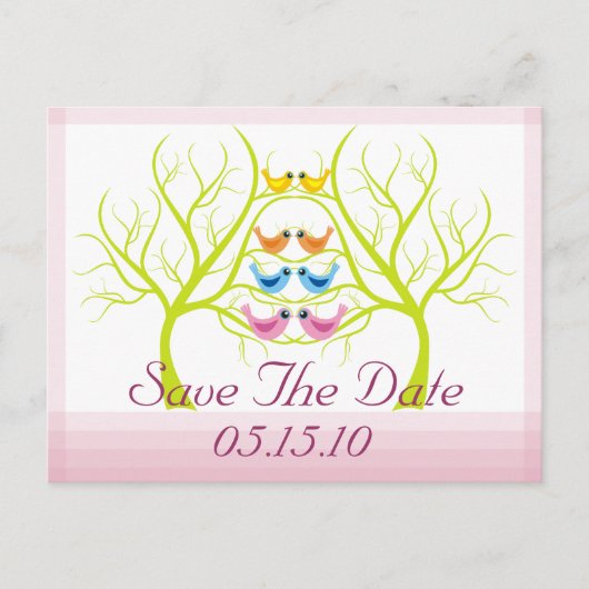 ラブバードは日付はがきを除く 案内ポストカード (正面)