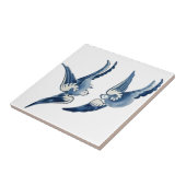 ラブバードを再現したタイル タイル (側面)