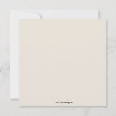 ラブバードインバーデッケージズブライダルシャワー招待状 招待状 (裏面)