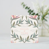 ラブバードインパラダイス結婚式招待状 招待状 (スタンド正面)