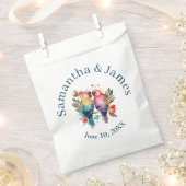 ラブバードウォーターカラーパステル フェイバーバッグ (クリップ留めされた状態)