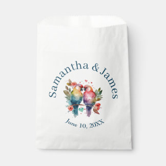 ラブバードウォーターカラーパステル フェイバーバッグ