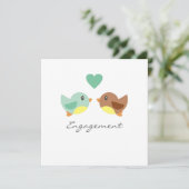 ラブバードエンゲージメント招待のお知らせ 招待状 (スタンド正面)