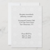 ラブバードオンさくらんぼブラス結婚式招待状 招待状 (裏面)