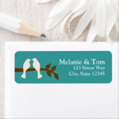 ラブバードオンアブランチ差出人住所ラベル ラベル (インサイチュ)