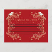 ラブバードクリムゾン結婚/クレムアドバイスカード アドバイスカード (正面)