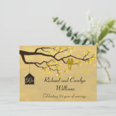 ラブバードゴールデンアンバニー招待状 招待状 (スタンド正面)