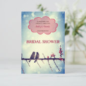 ラブバードストーリー2 ブライダルシャワー招待状 招待状 (スタンド正面)