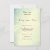 ラブバードストーリー2 ブライダルシャワー招待状 招待状 (裏面)