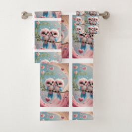 ラブバードタオル バスタオルセット
