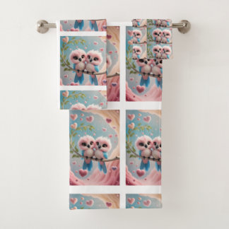 ラブバードタオル バスタオルセット