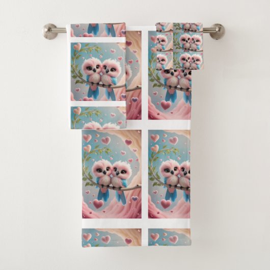 ラブバードタオル バスタオルセット (インサイチュ)