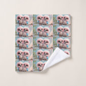 ラブバードタオル バスタオルセット (ウォッシュタオル)