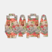 ラブバードハートレッドアートコラージュ フェイバーボックス (折り畳みなし)