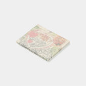 ラブバードハートレッドアートコラージュ ポストイット (アングル)