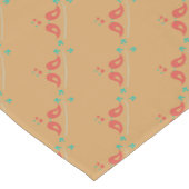 ラブバードフォークアート ショートテーブルランナー (コーナー)