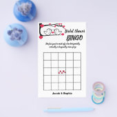 ラブバードブライダルシャワービンゴゲームカード チラシ (シングル)