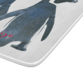 ラブバードペンギンカップルサンダー_コーブ カッティングボード (角)