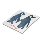 ラブバードペンギンカップルサンダー_コーブ タイル (側面)