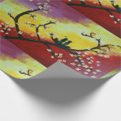 ラブバードラッピング紙 ラッピングペーパー (角)