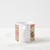 ラブバードヴィンテージアンティークハート エスプレッソカップ (裏面)