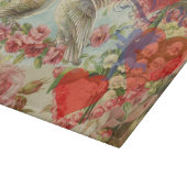 ラブバードヴィンテージアンティークハート カッティングボード (角)