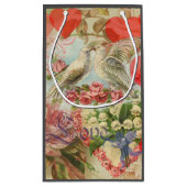 ラブバードヴィンテージアンティークハート スモールペーパーバッグ (裏面)