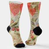 ラブバードヴィンテージアンティークハート ソックス (傾斜あり)