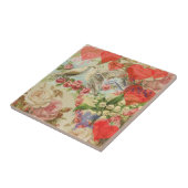 ラブバードヴィンテージアンティークハート タイル (側面)