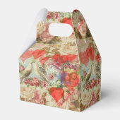 ラブバードヴィンテージアンティークハート フェイバーボックス (正面サイド)