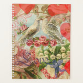 ラブバードヴィンテージアンティークハート プランナー手帳 (正面)