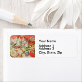 ラブバードヴィンテージアンティークハート ラベル (インサイチュ)