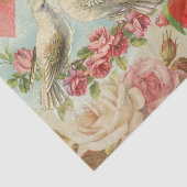 ラブバードヴィンテージアンティークハート 薄葉紙 (詳細)