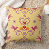 ラブバード喜び クッション (ブランケット)