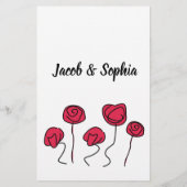 ラブバード新郎新郎トリビアシャワーゲームカード チラシ (裏面)