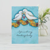 ラブバード映画の恋人の映画のバフロマンチック絵画な 招待状 (スタンド正面)