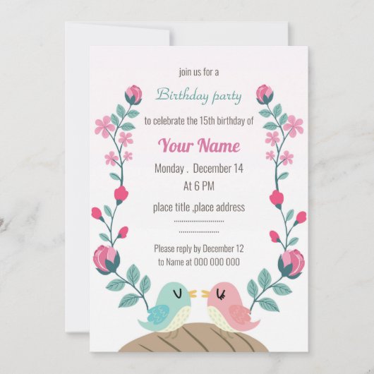 ラブバード春の花誕生会 (正面)