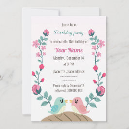 ラブバード春の花誕生会