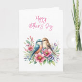 ラブバード春ハッピーマザーズデイカード サンキューカード (正面)